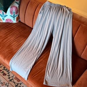 Wide leg cozy Abercrombie pants
